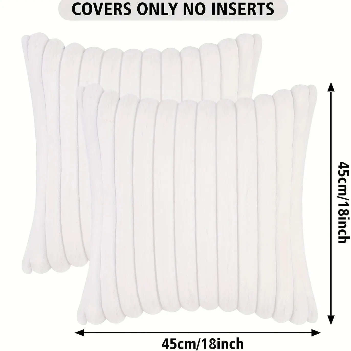 1Pc Stripe Corduroy Pillow Case Creative Home Fabric Pillowcushion for Sofa Bedroom Car, Home Decoration Home Decor Room Decor