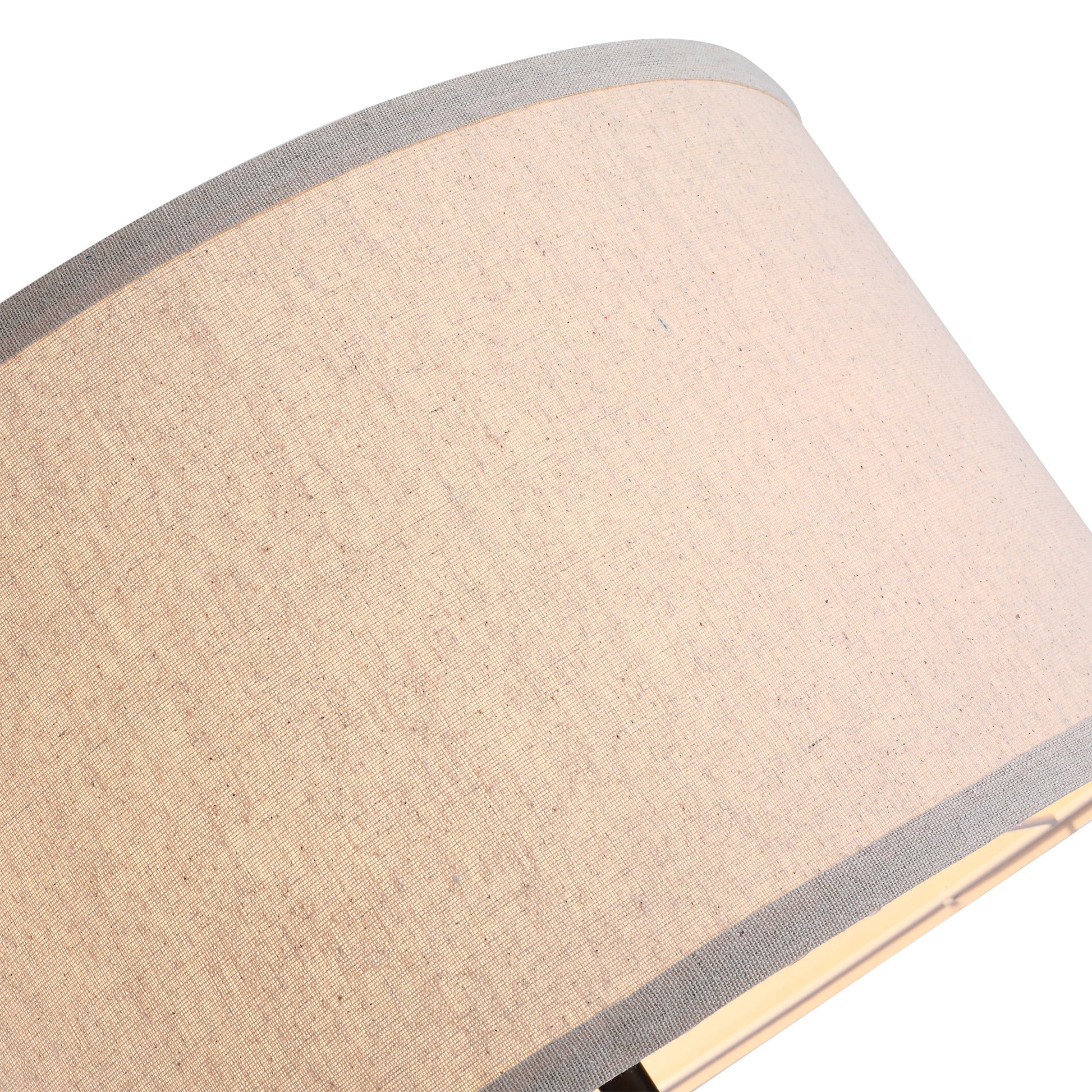 Wood Tripod Floor Lamp Home Lighting Elegant E27 Bulb Linen Shade Home Office
